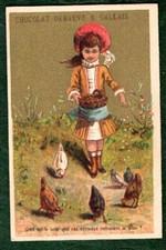Chicken poultry cockerel Advertising Trade card #624