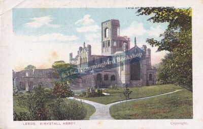 Kirkstall Abbey Leeds Yorks unbenutzte Gottschalk, Dreyfuss & Davis Postkarte c1920