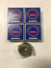 NEW, NSK 6301ZZC3, SINGLE-ROW BALL BEARING, PACK OF 4, FREE SHIPPING