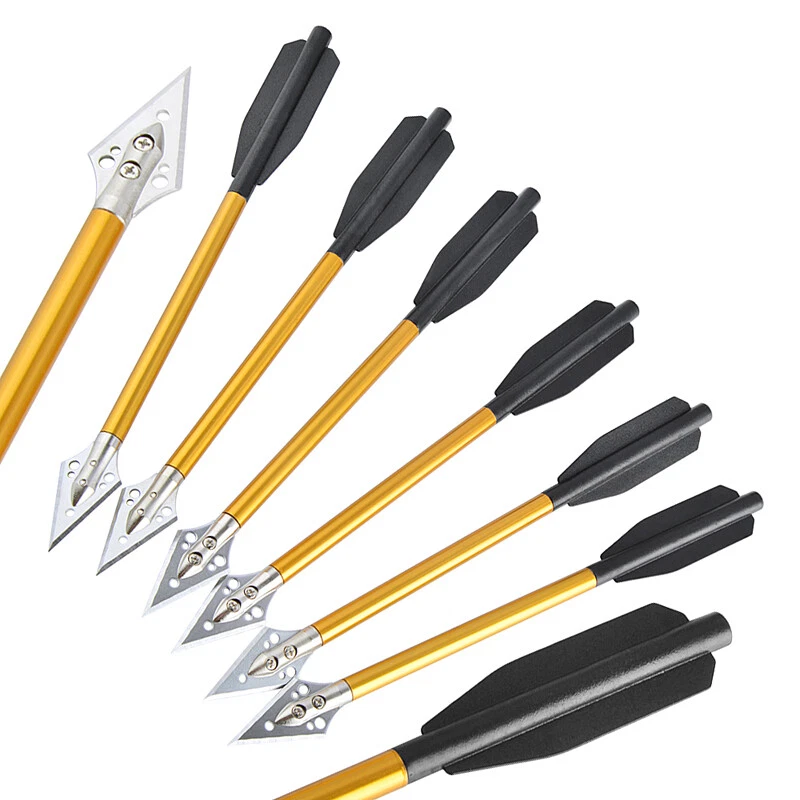 6.7" Arrows Aluminum Shaft Crossbow Bolts Archery Target Blade Arrowhead Hunting - Image 4 of 4