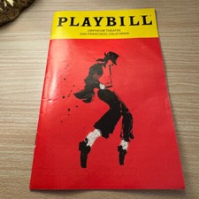 Playbill MJ Musical Michael Jackson Broadway Orpheum Theatre San Francisco SF