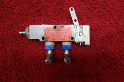 Walter Kidde Pneumatic Open 3 Port Control Lock Valve PSI 3000 PN 890439