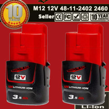 2pcs For Milwaukee M12 12V LI-ION XC 3.5 Genuin High Capacity Battery 48-11-2402
