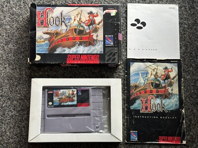 SNES Spiel Hook NTSC in OVP mit Anleitung Super Nintendo Game in Box