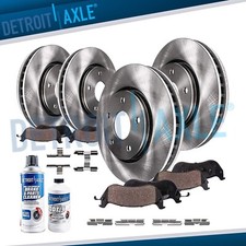 Front And Rear Disc Rotors Brake Pads For 2004 2005 Dodge Ram 1500 Durango