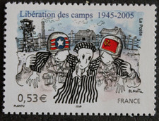 Timbre - FRANCE - Libération des camps - YT3781 - Neuf ** - 2005