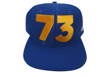 2015-2016 Golden State Warriors ''73'' Mens OSFA Adidas Snapback Flat Brim Hat $28