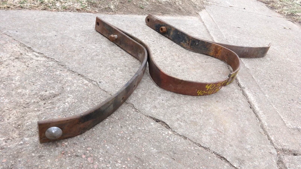 Ford Truck 1940 1941 soportes de parachoques delanteros par original camioneta 1/2 tonelada '40 horas Foto 3 de 4