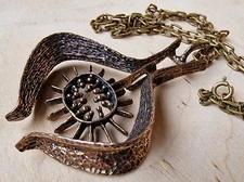 Studio Else & Paul Norway bronze pendant necklace Scandinavian jewelry 