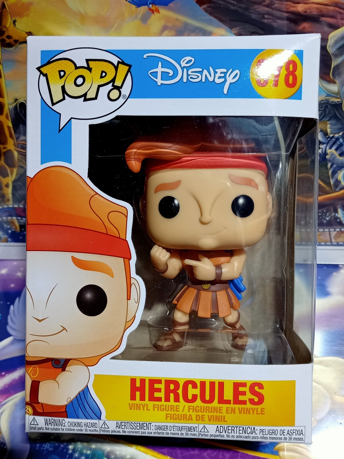 Funko Pop Hercules Disney figurine de collection vinyle 9cm pour fan de mythologie