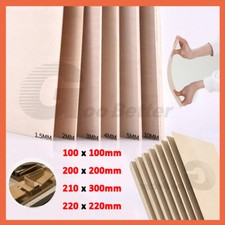 Basswood Plywood Sheet Board Panel Thick 1.5mm-10mm House Craft Model Hobby DIY