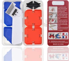 11 Piece Set ，Professional Caulking Tool Kit with Sealant Finishing Tools，Easy S