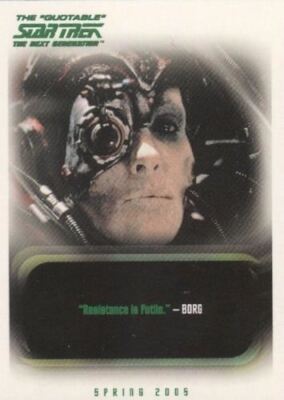 Star Trek Quotable TNG The Next Generation Promo Card P3