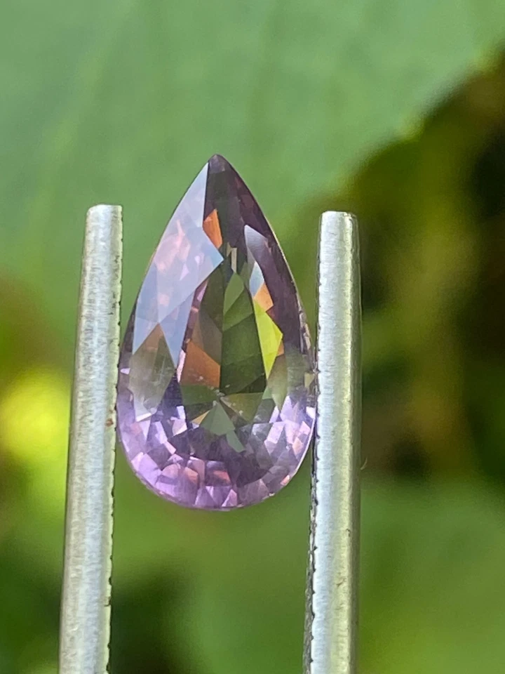 Natural Lavender Spinel 2.95 Crt Pear Shape Loose Gemstone Sri Lanka - Image 3 of 4