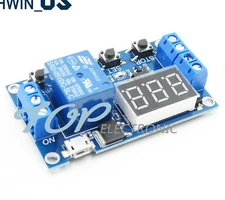 Micro USB 5V LED Automation Delay Timer Control Switch Relay Module Display L3US
