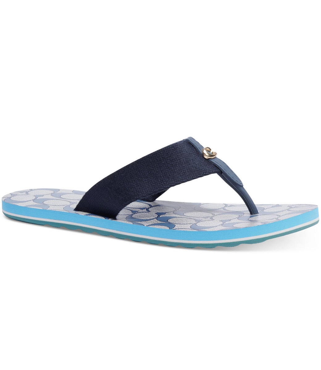 coach zoe flip flops