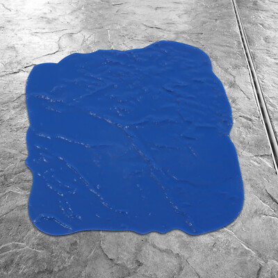 Slate Seamless Concrete Cement Texture Stamp Imprint Skin Mat Pad Blue 18'' X 18''