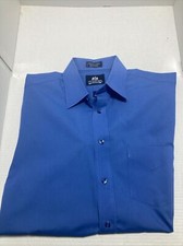 Men s Dress Shirt Button-Down Wrinkle Free Size 16