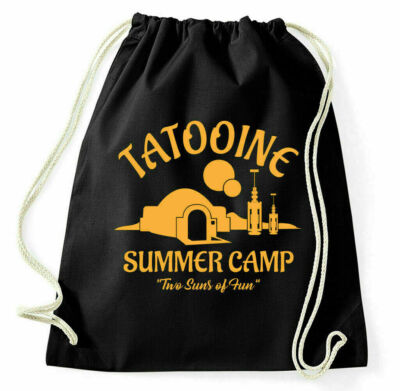 Tatooine Turnbeutel Summer Camp Two Suns Of Fun Visit Sportbeutel Star Wars