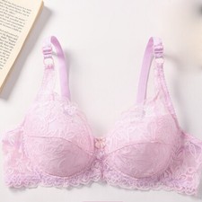Hot Women Bras Lace Maiden Lingerie Deep V Push Up Bra Underwire Brassiere Tops