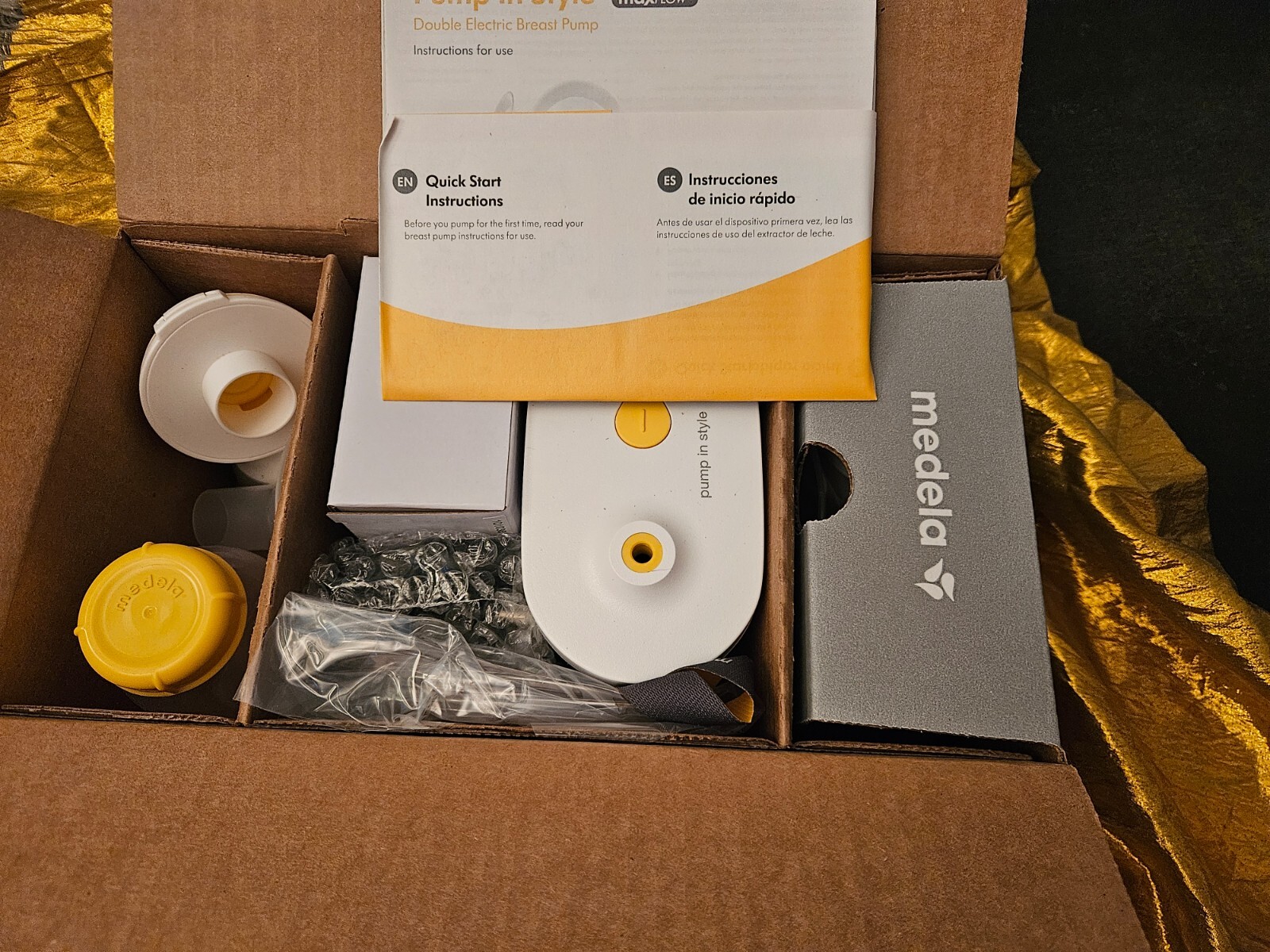 Medela Pump In Style Max Flow Double Electric Breast Pump with Original Box-image
