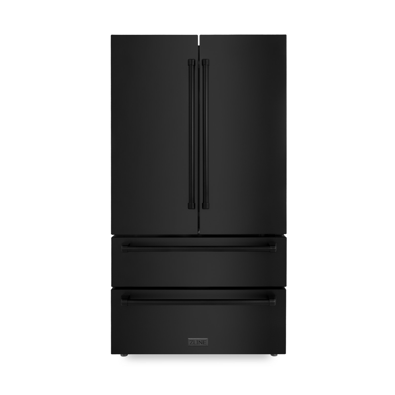 ZLINE 36" COUNTER DEPTH FRENCH DOOR BLACK STAINLESS REFRIGER