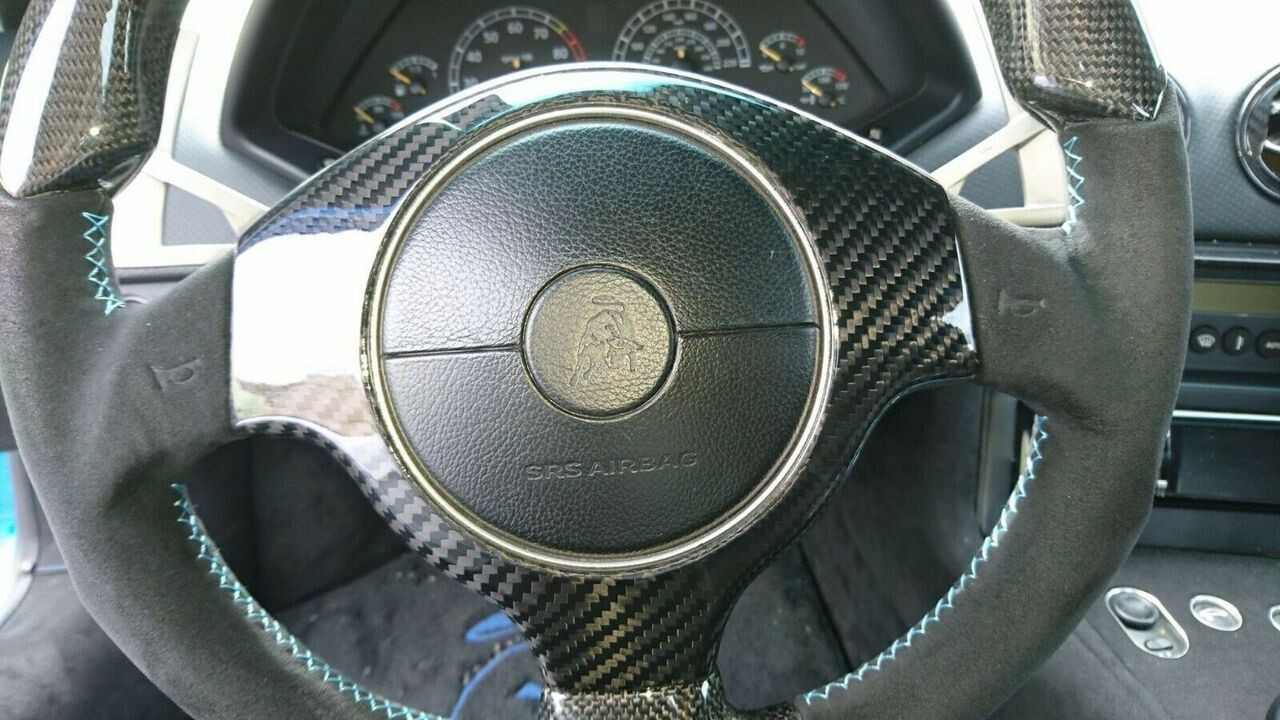 Fit Lamborghini Murcielago 01-10 Carbon Fiber Steering Wheel Center Cover