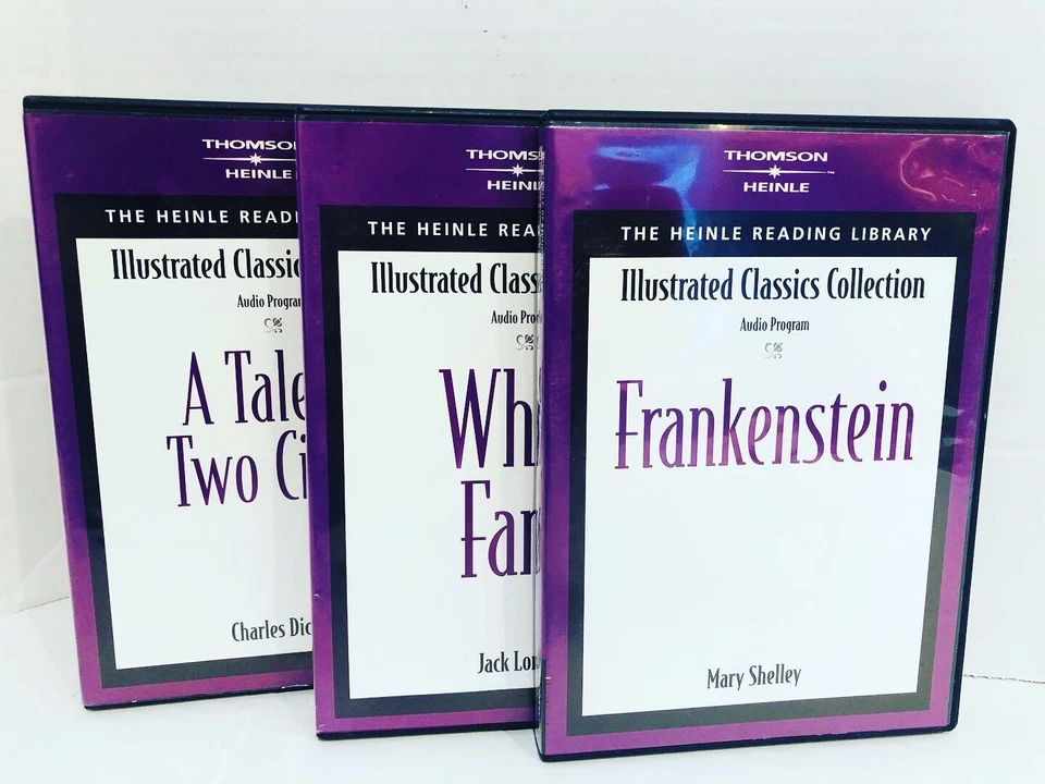 The Heinle Reading Library Illustrated Classics Collection Audio CD Lot New - Image 3 of 4