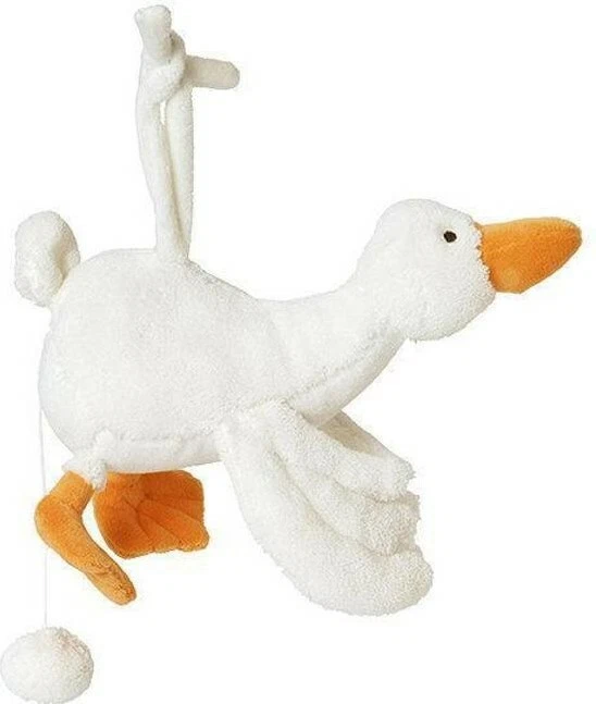 Spieluhr Happy Horse Gans 22 cm Plüschtier Stofftier Baby flauschig weich NEU