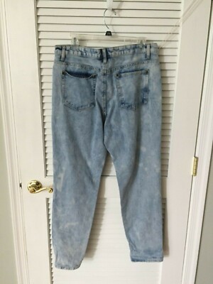 Antique Light Blue Denim PrettyLittleThing Extreme Bum Rip Jeans Size 12 |  eBay