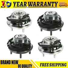 4X Front And Rear Wheel Bearing & Hub for Dodge Grand Caravan Routan 2009-2012