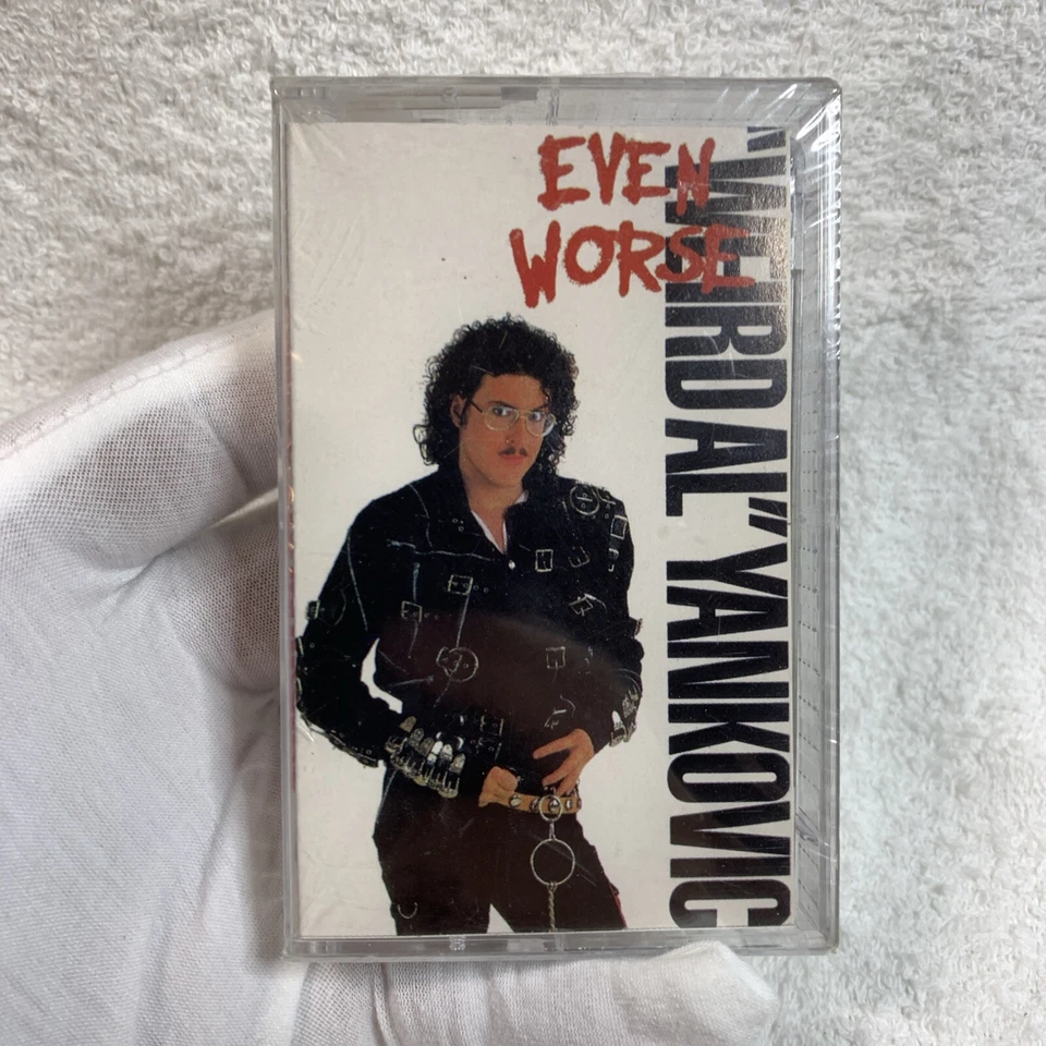 Weird Al Yankovic Even Worse Cassette Tape, 1988 Fat Parody OOP Factory Sealed - Image 4 of 4