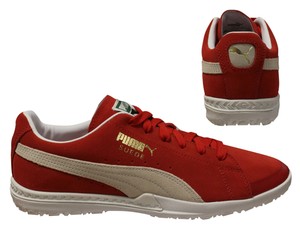red football trainers