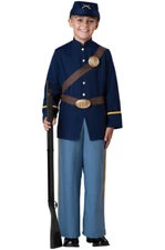 Brand New American Civil War Soldier Child Costume