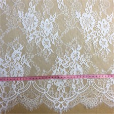 Blossom Dancing Dress Lace Fabric Chantilly Eyelash Wedding Costume Tulle 3m/pc