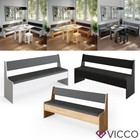 Küchentisch Esstisch Esszimmertisch Roman Schwarz modern Eckbankgruppe Vicco