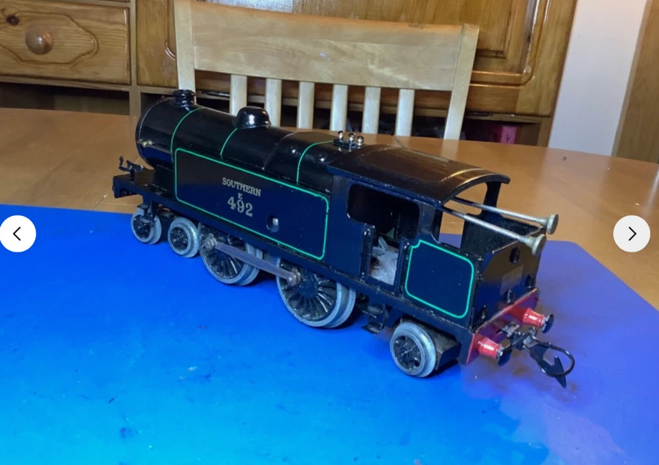 Hornby O Gauge Clockwork No.2 Special SR Black 4-4-2 Tank Locomotive E492 - Image 3 of 4
