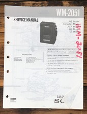Sony WM-2051 Radio Cassette Service Manual Original 