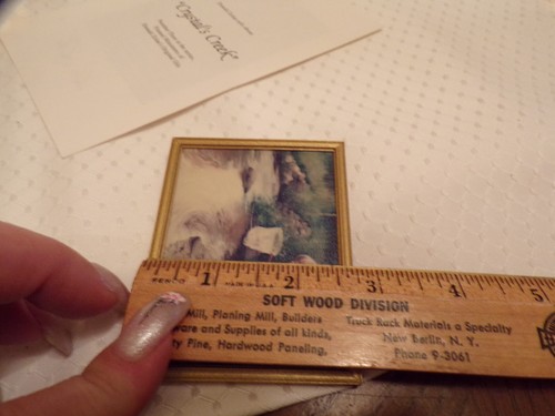 VTG Donald Zolan Mini Framed Picture "Crystal Creek" - Picture 7 of 7