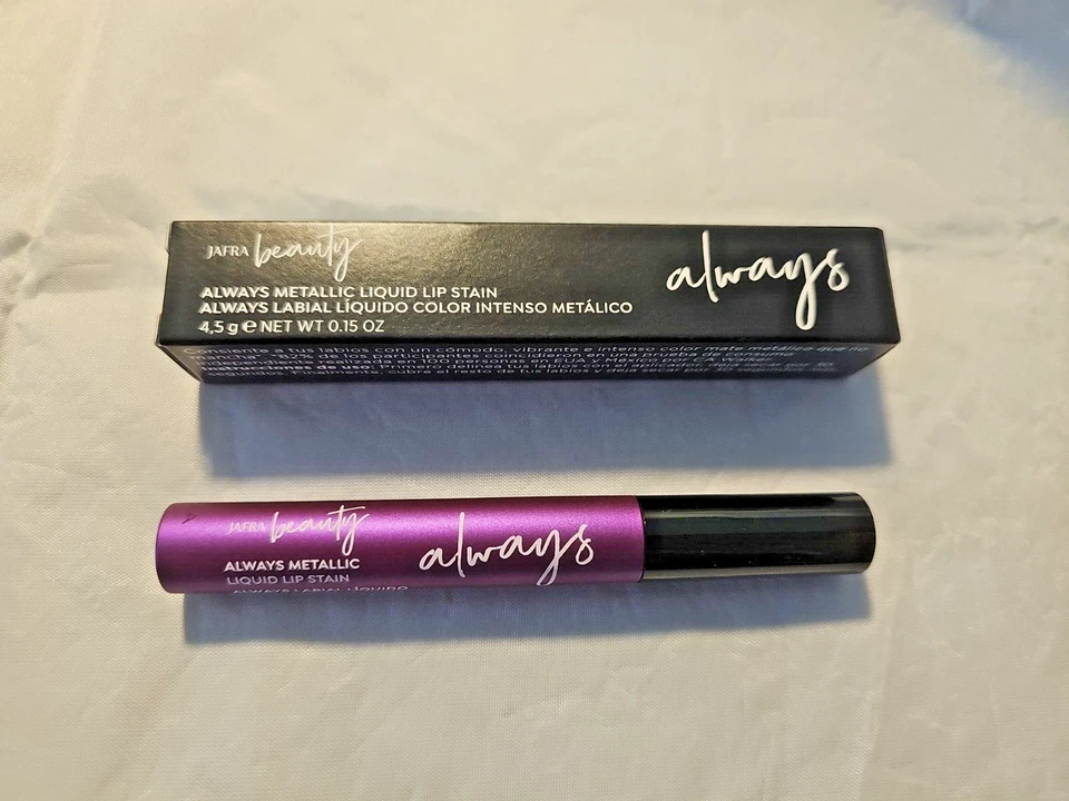Jafra ALWAYS Luminous Metallic Lip Stain & Magical Lilac Lip Shine WOW! Purple! - Image 3 of 4