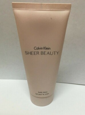 SHEER BEAUTY BY CALVIN KLEIN Oz 100ml BODY LOTION WOMEN