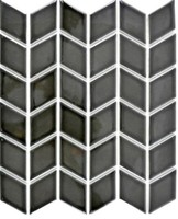Keramikmosaik Schwarz Fliesenspiegel Dusche KüChe Bad 13DS-0302 |10 Mosaikmatten