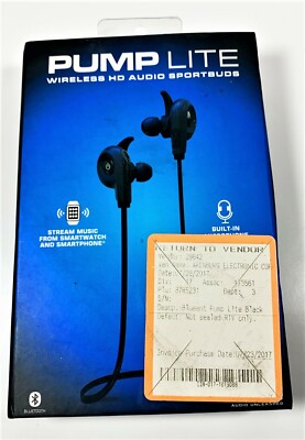 BlueAnt Pump Lite HD Wireless Sport-Ohrhörer IP54 Schweißfest Schwarz