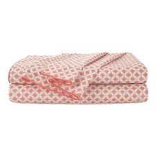 Martex 200 Thread Count Long Staple 100% Organic Cotton 4 Piece Queen Bed She...