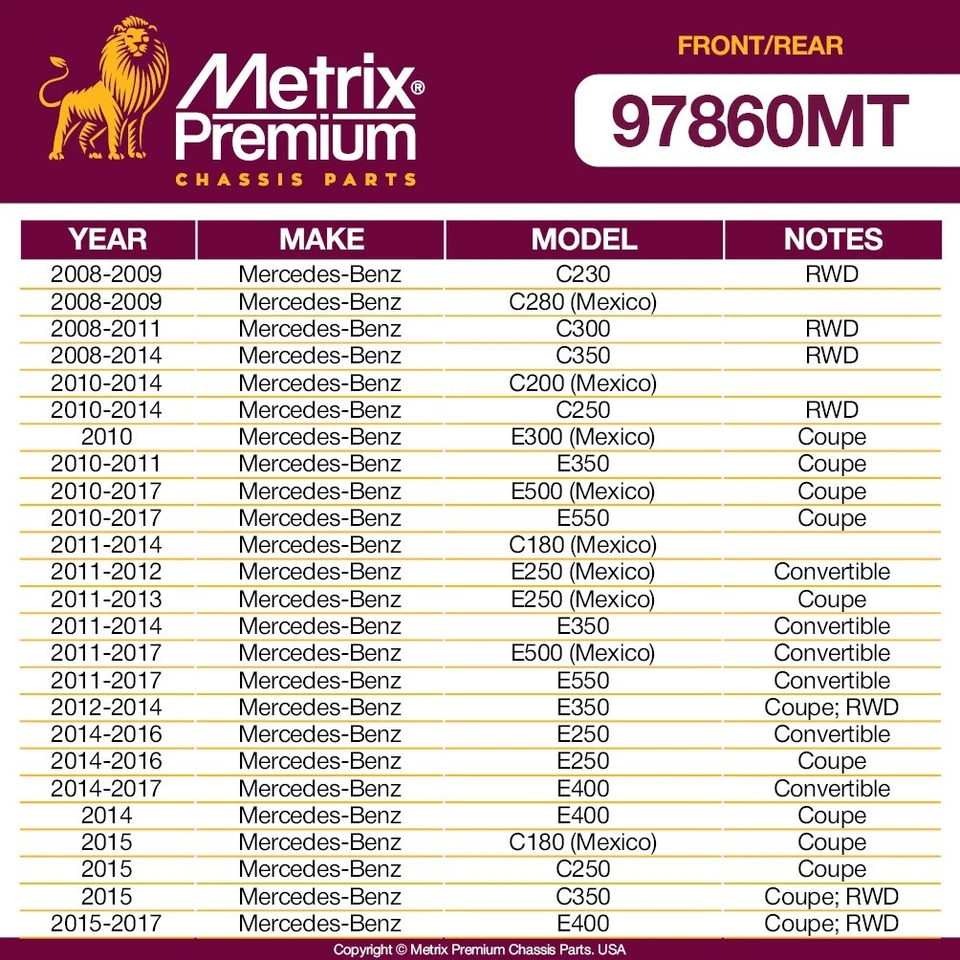Barra estabilizadora delantera y trasera eslabones para Mercedes C300 C350 C250 E550 E500 E500 E350 Foto 2 de 4