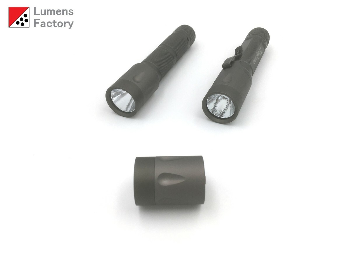 3 Mode Teardrop LED Head Surefire E1 E1e E1D E1L, 1 Cell Setup