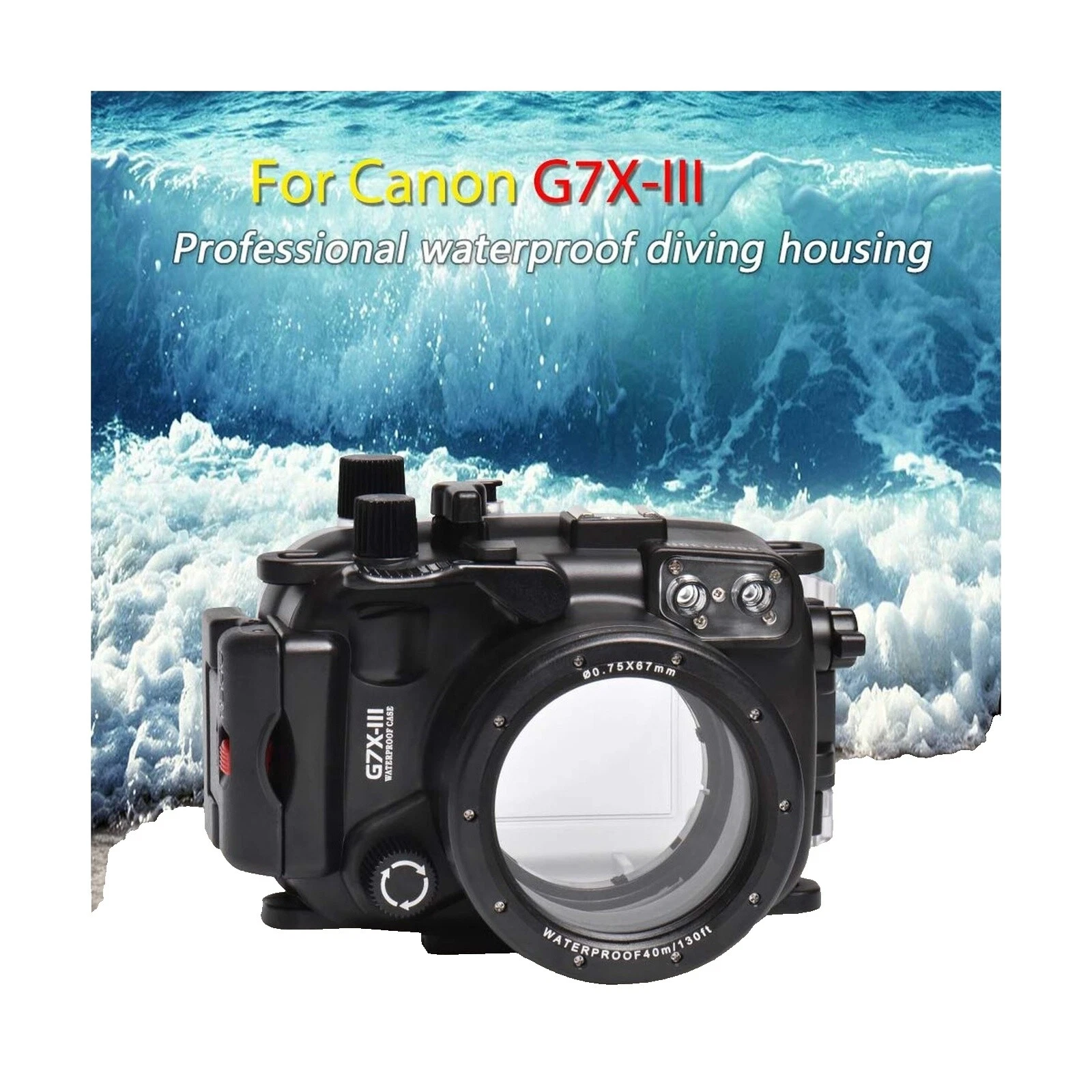 Plastic Underwater Camera Cases & Housings for Canon Camera