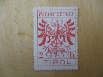 (7142) Reklamemarke - Kinderschutz Tirol