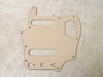 Pickguard Bianco Invecchiato 3 Strati Per Chitarra Elettrica Fender Jaguar, Aftermarket