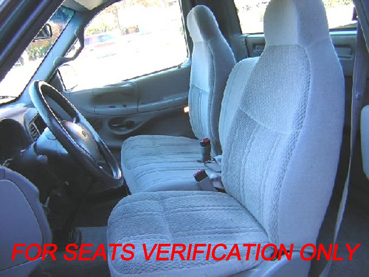 Seat Covers For Ford F150 1997-2003 40-60 Highback Seats - Solid Colors, Semi-Custom Fit